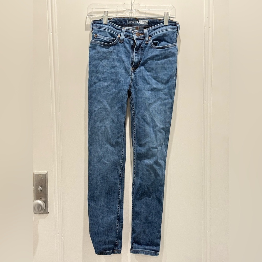 Carhartt Slim Fit Blue Denim Jeans